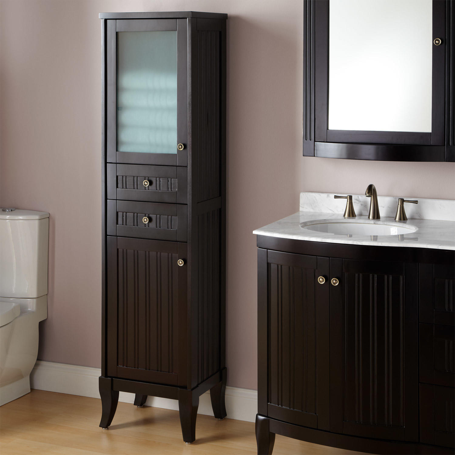 Small Cabinet For Bathroom Storage At Margaret Valez Blog regarding Toledo Storage Cabinet For Bathroom And Living Room, Dark Walnut, 12 In