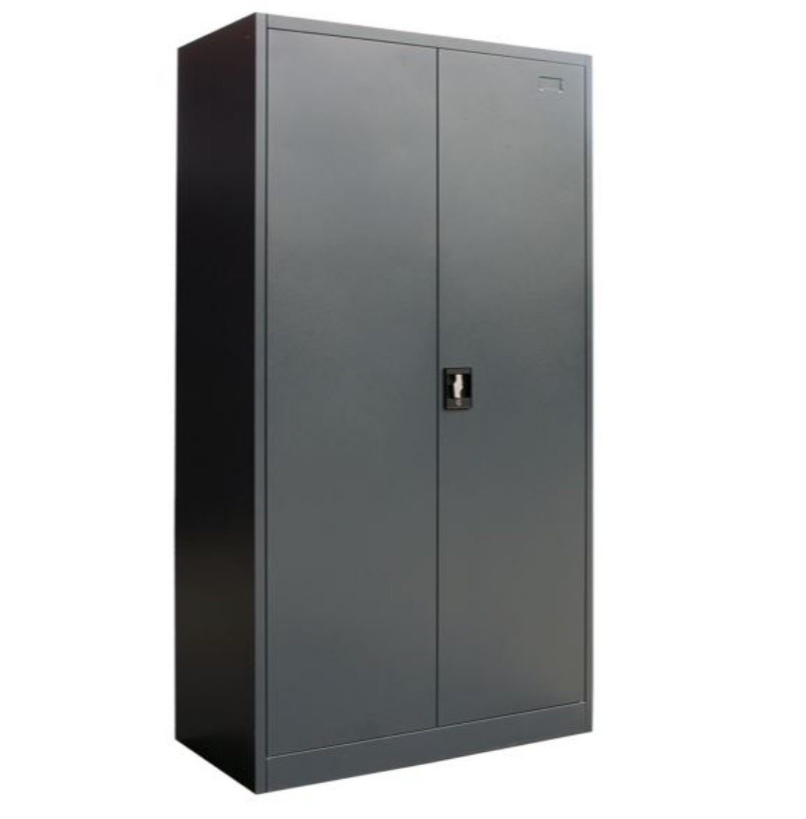 Soc049 Mk2 Two Door Cabinet (1850Mm X 900Mm X 450Mm ) - Graphite Ripple ... regarding Elegant Vf2102 2 Doors Cabinet