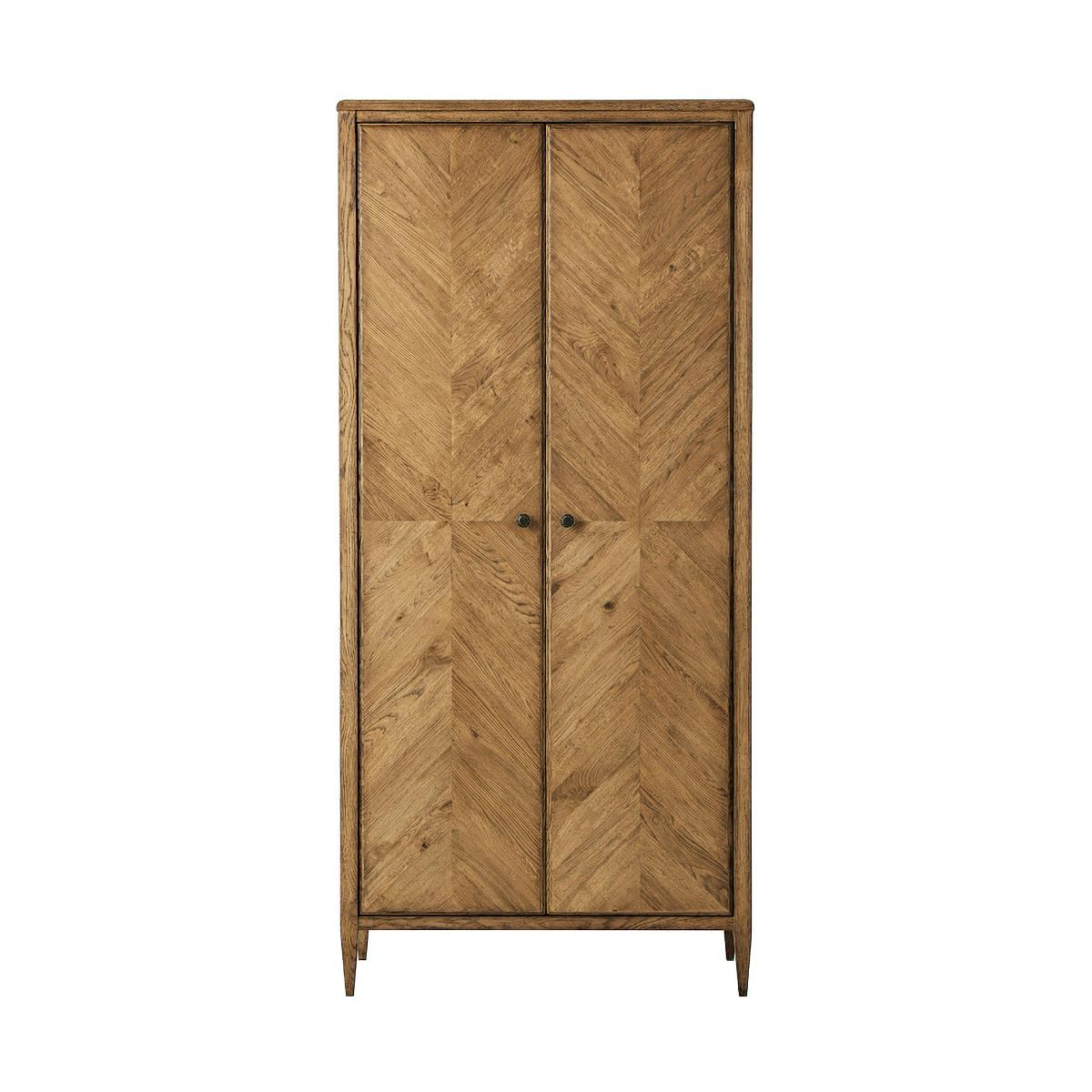Tall Light Oak Two Door Cabinet For Sale At 1Stdibs | Light Oak Armoire with regard to Understanding the Design Philosophy Behind Elegant VF2102 2 Doors Cabinet