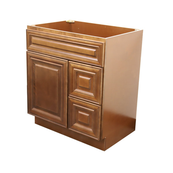 Vanity Atelier 30'' Bathroom Vanity Sink Base With Drawers Cabinet In ... pertaining to How to choose the right Newport 48 inch maple vanity cabinet for your bathroom renovation