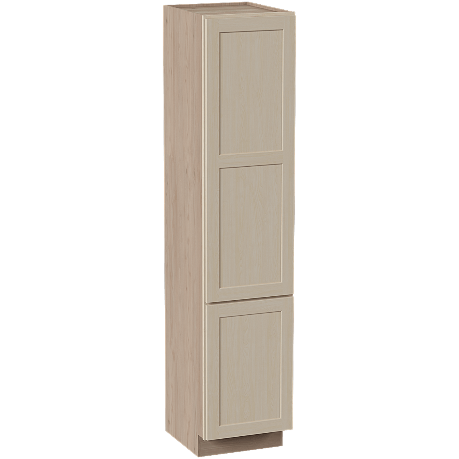 Vlc1884 Vanity Linen Cabinet Mission Shaker Maple Full | Unfinished ... in Maximizing Space with a Classic 15"W x 60"H x 15"D Linen Cabinet in Natural Wood