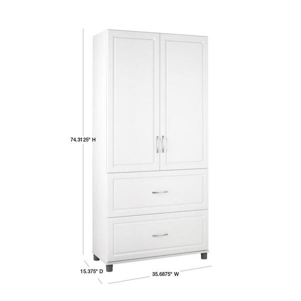 White Storage Cabinets With Doors Ready To Assemble Mobile Storage regarding Acadian 32.1" H X 18.1" W Four Drawer Floor Storage Bath Cabinet In Pure White