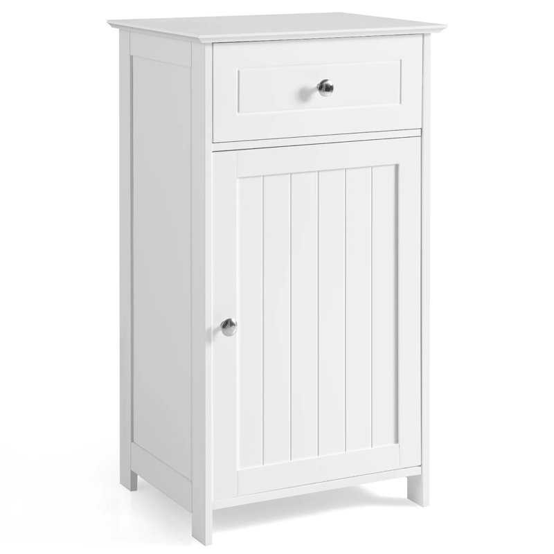 Wildon Home® Deonca Freestanding Bathroom Cabinet | Wayfair inside 30" W X 72" H Freestanding Bath Cabinet