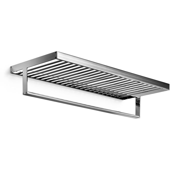 Ws Bath Collections Skuara 52867.29 23.6" X 9.8" Towel Shelf With Bar ... regarding How to choose the right bathroom storage solution for your space