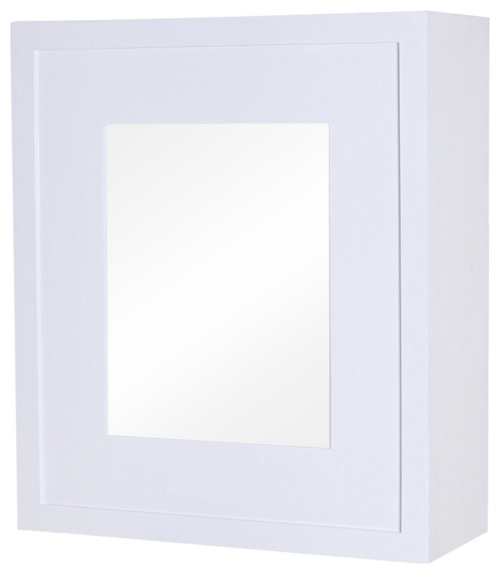 Compact Portrait Wall-Mount Mirrored Medicine Cabinets - 15 3/4" H X 13 ... throughout Maximizing space with compact portrait-style medicine cabinets