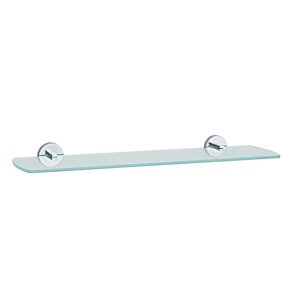 Loft Bathroom Line Collection - Frosted Glass Bathroom Shelf In ... within The Practical Benefits of Choosing Chrome Over Other Materials for Bathroom Shelving