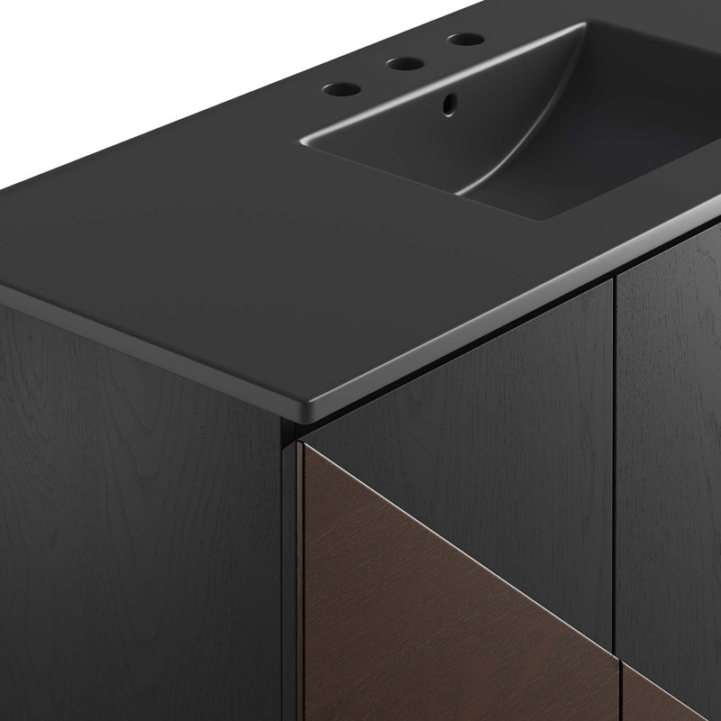 Modway Alchemist Free Standing Single Bathroom Vanity With Manufactured ... throughout Alchemist 30 Bathroom Vanity