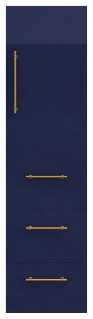Rosa 16'' Bathroom Linen Side Cabinet - Contemporary - Bathroom ... for Rosa 16'' Bathroom Linen Side Cabinet, Oak