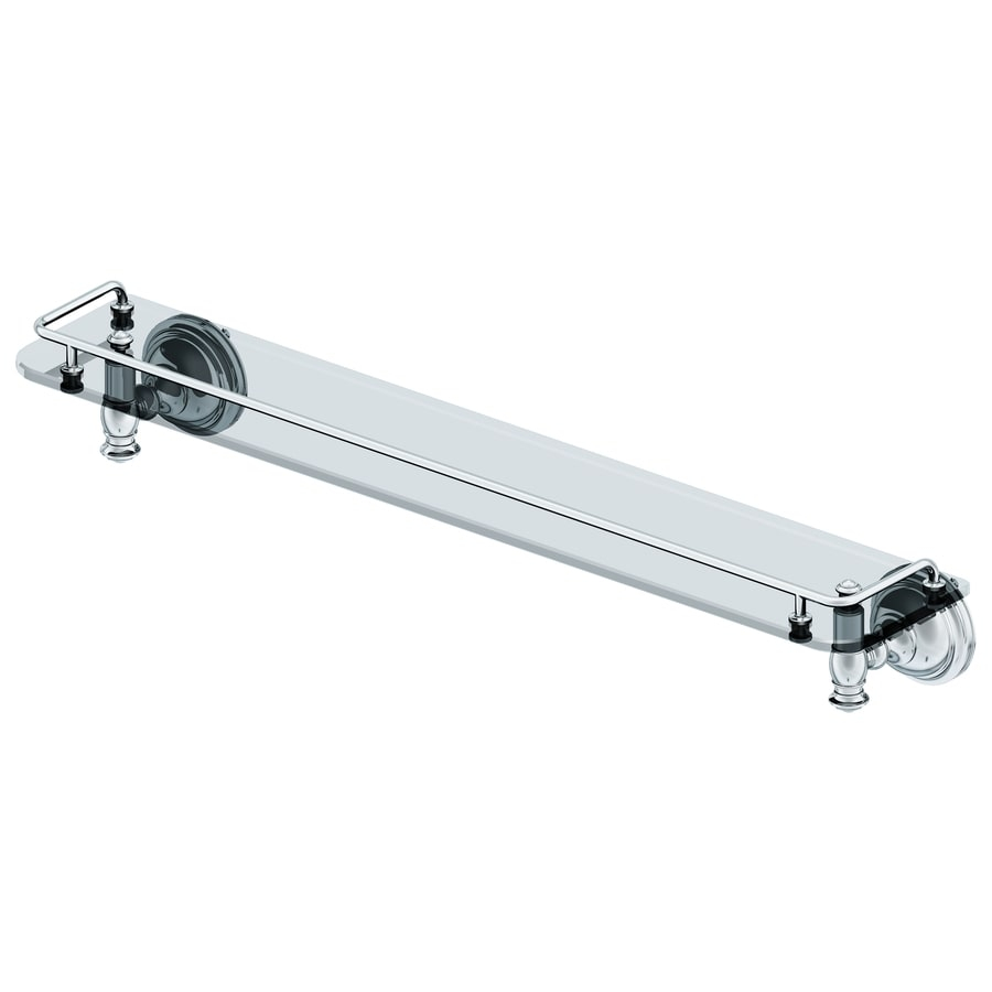 Traditional Chrome Bathroom Shelf – Semis Online with Time Bathroom Shelf Polished Chrome