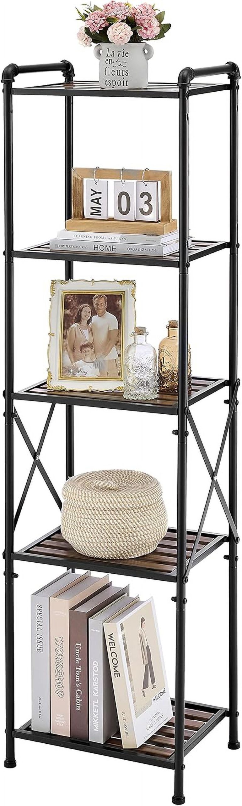 Vtubuon 3 Tier Bathroom Shelf Freestanding Storage Rack Shelving Unit ... with regard to 3-Tier Bathroom Shelf, Small