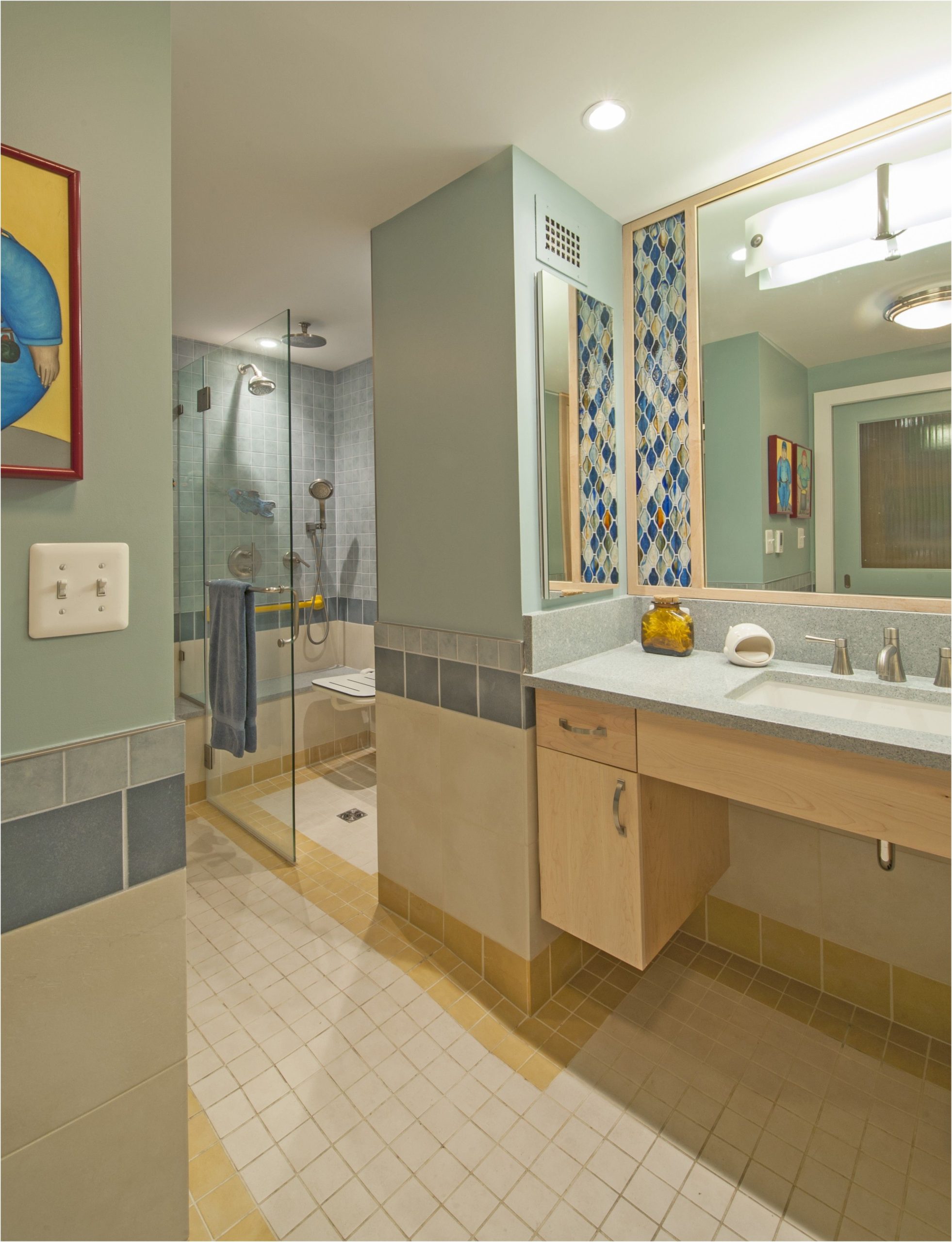 Examples Of Universal Design Bathrooms Universal Bath Design: Light pertaining to Universal Design For Bathrooms