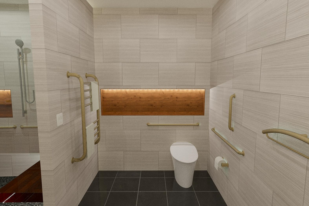 Universal Bathroom Design On Behance with Universal Design For Bathrooms