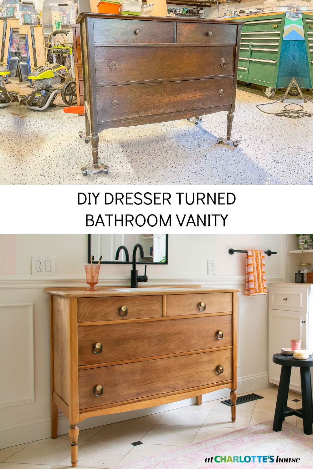 Make Dresser Into Bathroom Vanity At Phyllis Mosier Blog for Mudroom Vanity Hacks