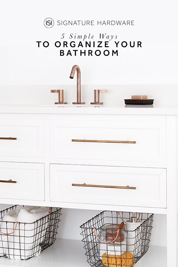5 Simple Ways To Organize Your Bathroom for Bathroom Rug Ideas
