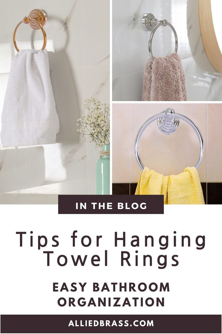 How To Hang Towel Rings In Bathroom At Katrina Bates Blog for Kitchen Towel Hacks