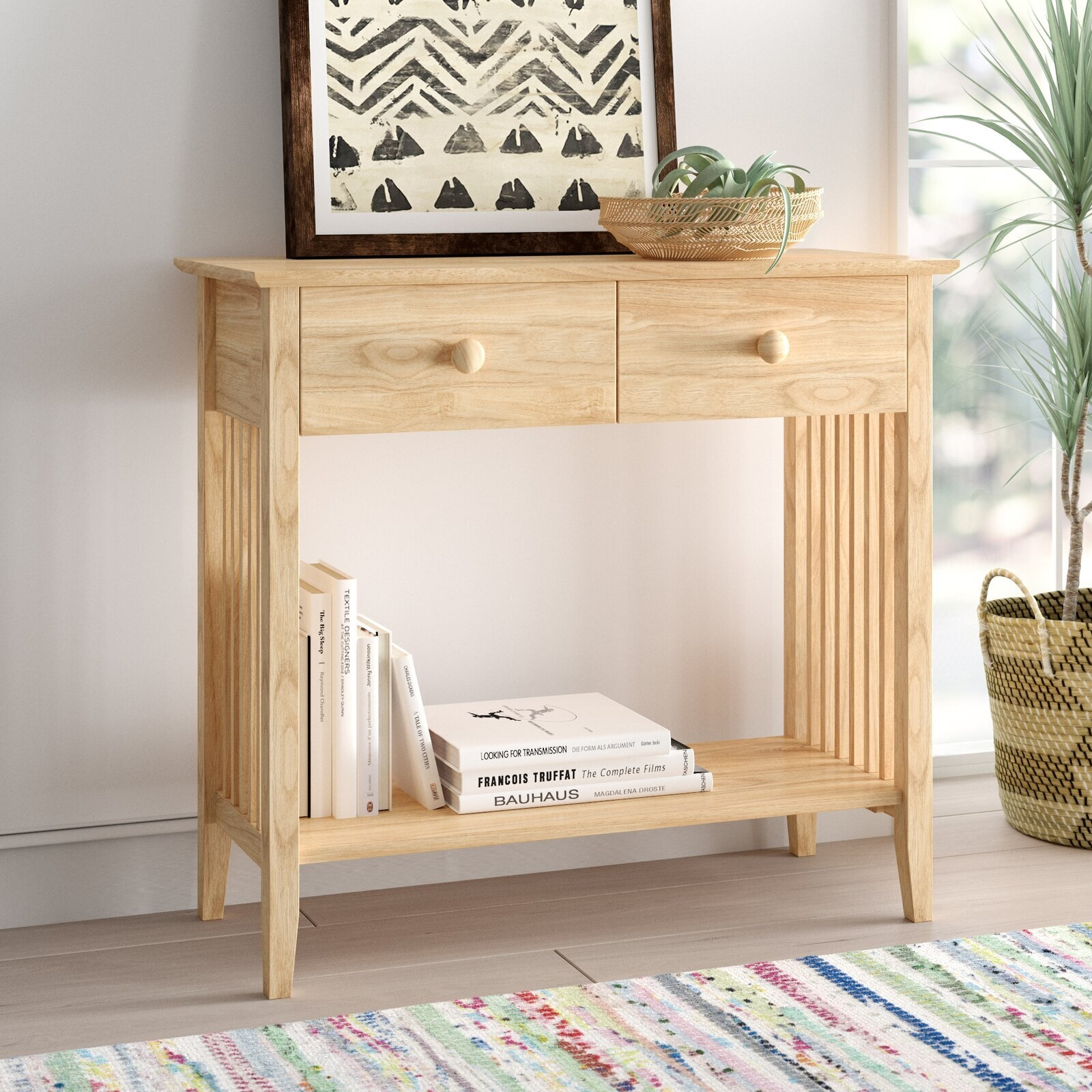 Natural Wood Console.table At Alexis Dawkins Blog for Bathroom Table Guide