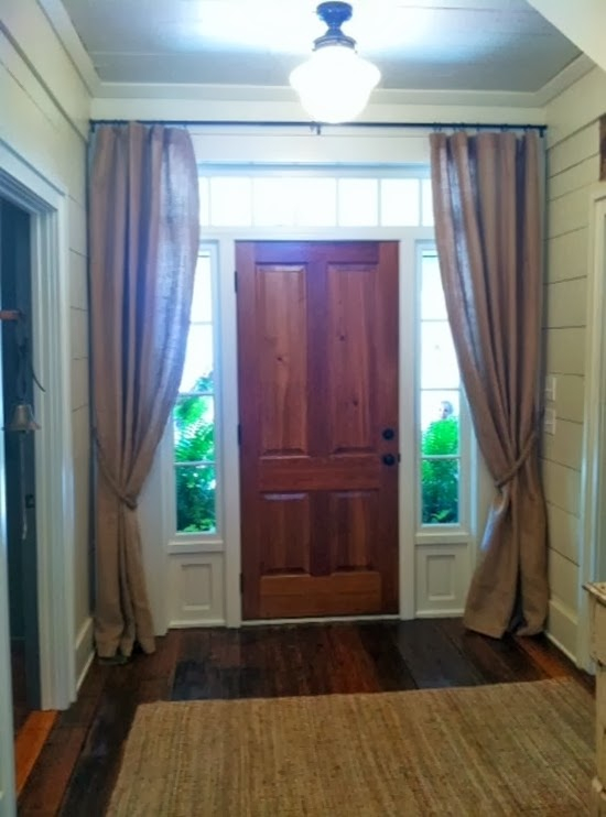 Our British-American Life: Entryway Curtains - Yay Or Nay? for Entryway Curtain Guide
