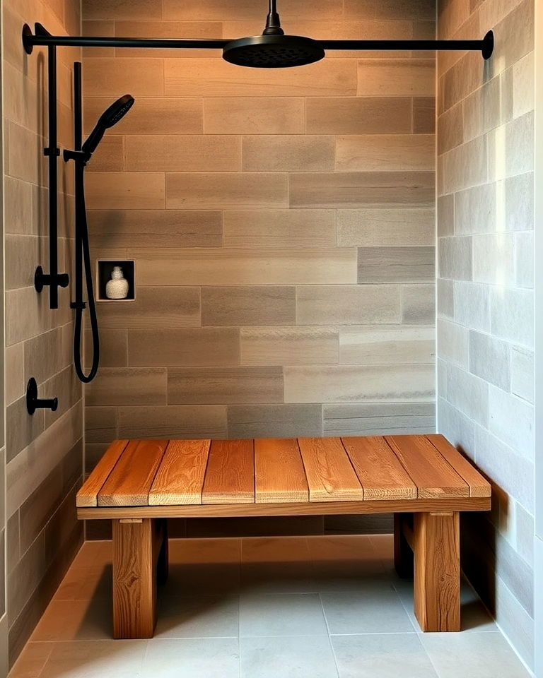 25 Shower Bench Ideas For A Spa-Like Experience for Bathroom Bench Ideas