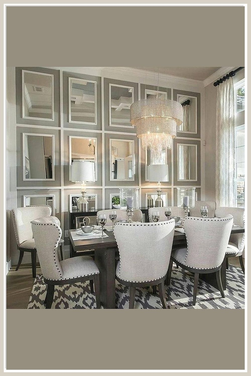 40 Magnificent Interior Designs Featuring Mirrors In Interior Design ... for Dining Room Mirror Tips