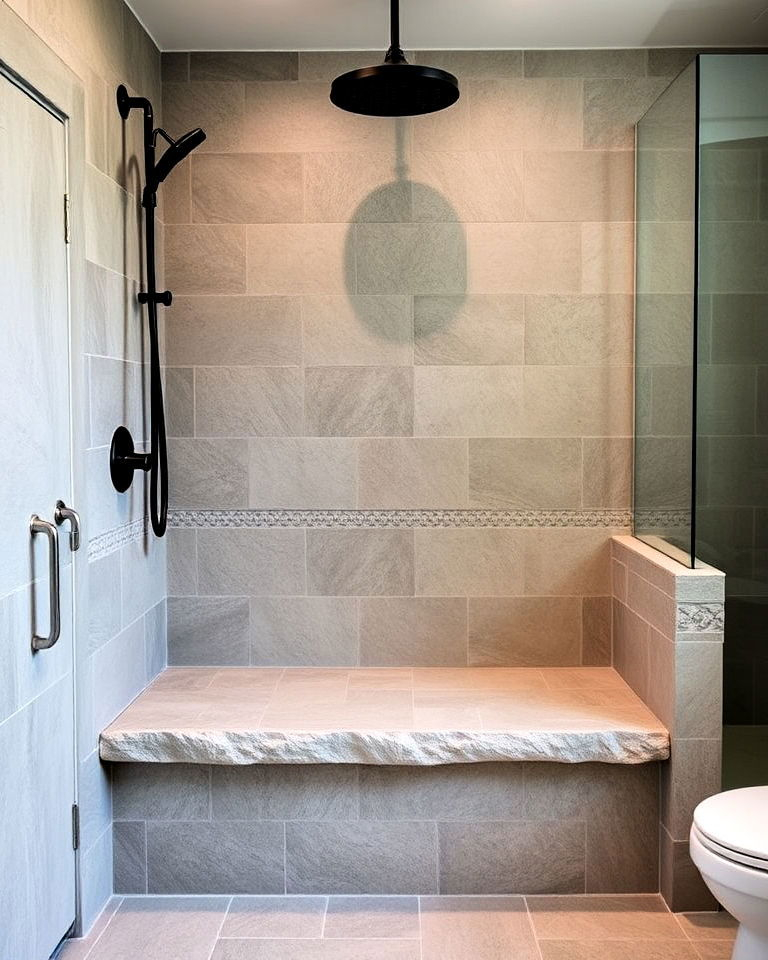 Built-In Shower Bench: Elevate Your Bathroom Design With Function And Style for Bathroom Bench Design