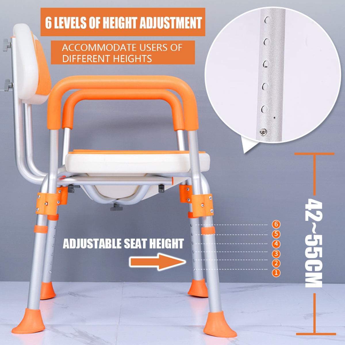 đź’ŻIn Stockđź’ŻSafety Nonslip Bath Chair Bath Bench Shower Chair Elderly ... for Bathroom Chair Guide