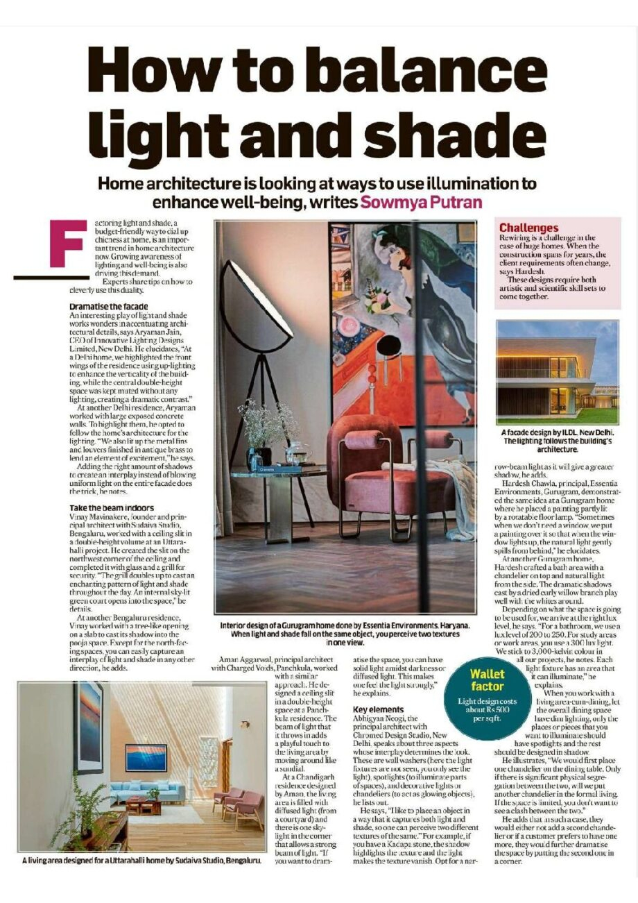 How To Balance Light And Shade – Studio: Innovative Lighting Designs ... for Nursery Light Ideas