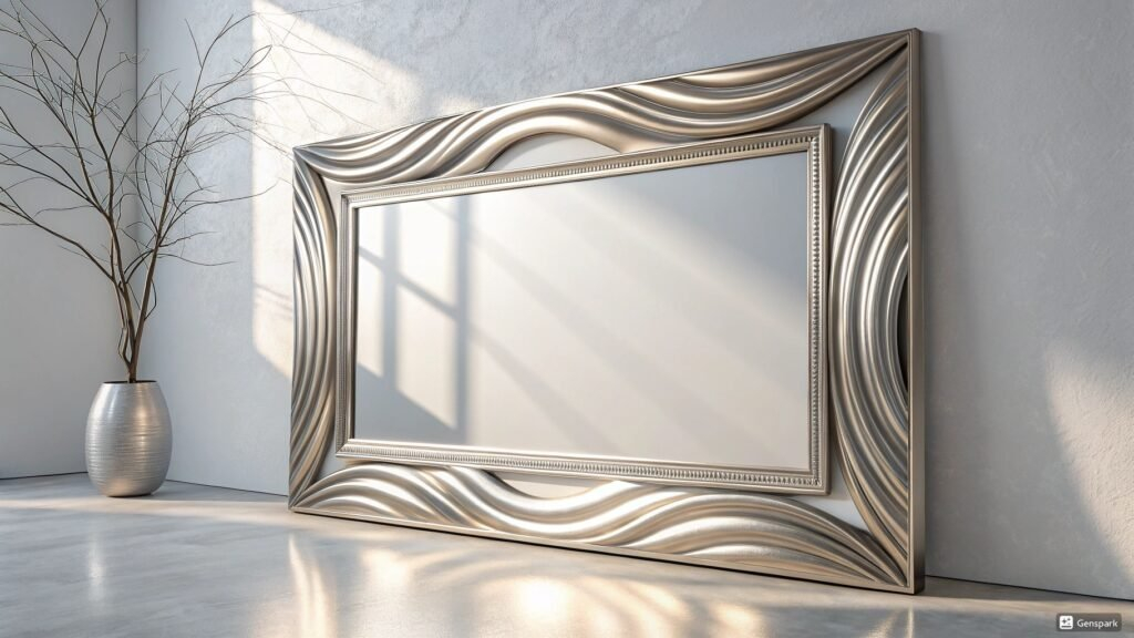 How To Choose Mirror Frames For Bathroom Mirrors? for Laundry Mirror Guide