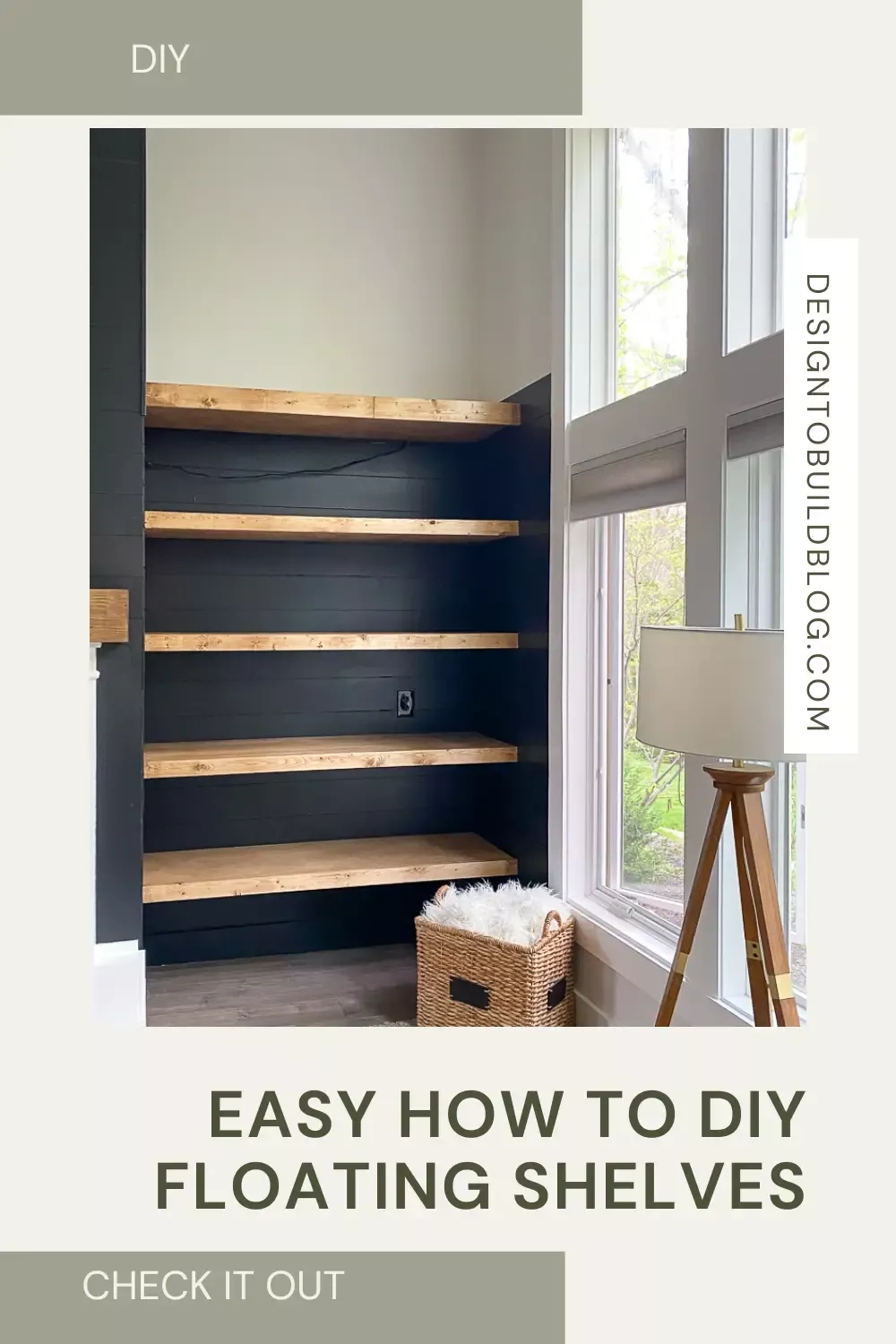 Learn How To Build Diy Floating Shelves Through This Easy Tutorial ... for Laundry Shelf Design