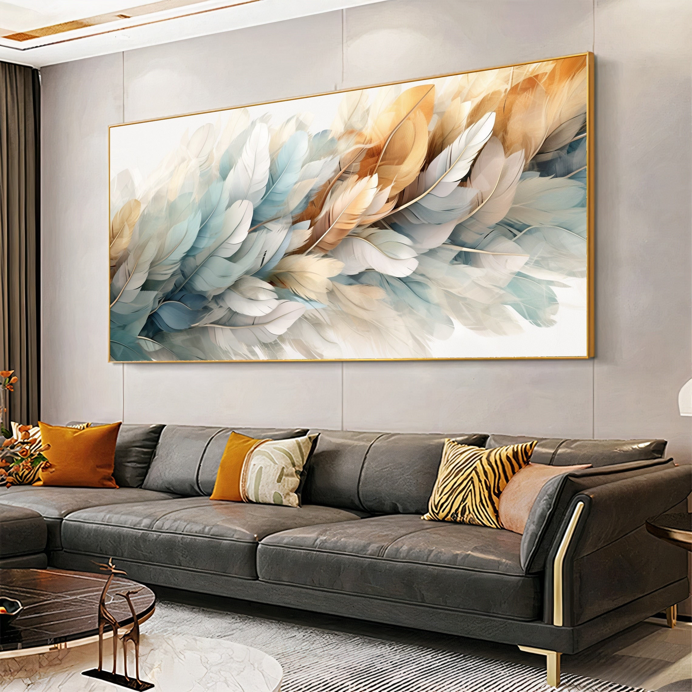 Living Room Canvas Ideas for Abstract Canvas Art For Living Room