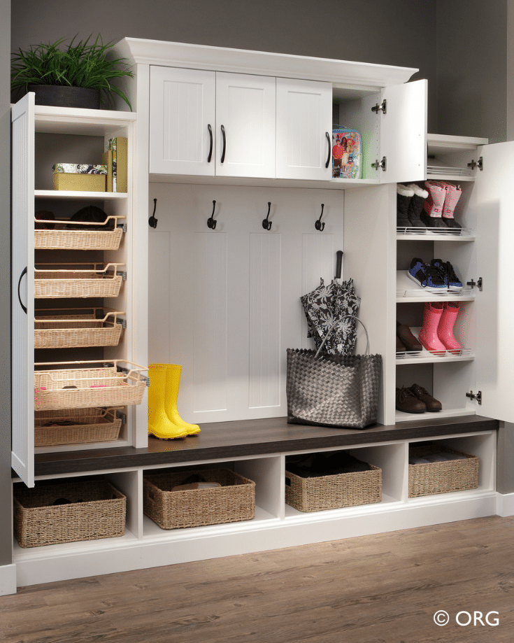 10 Custom Mudroom Or Entryway Design Ideas & Tips – Innovate Home Org ... for Mudroom Chair Design