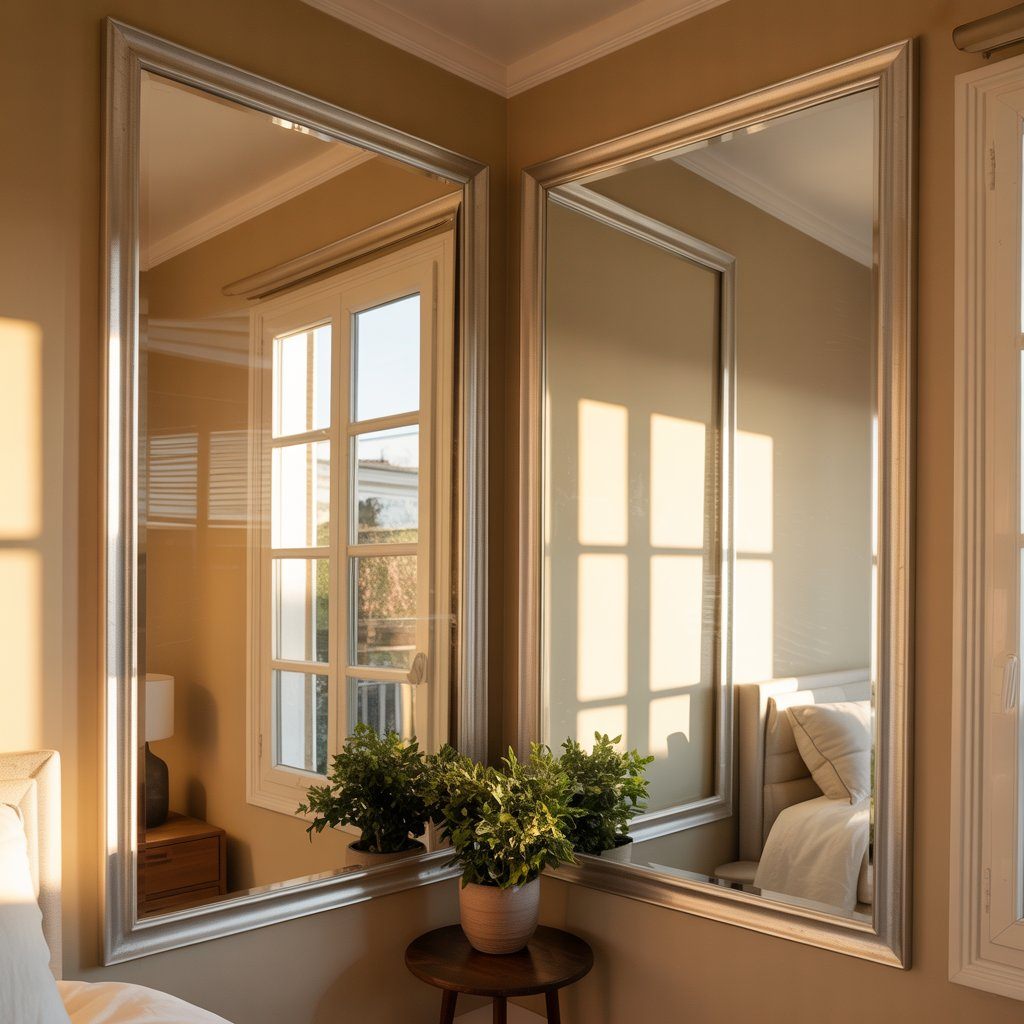 15 Clever Bedroom Mirror Ideas For Small Spaces To Maximize Light ... for Bedroom Mirror Design