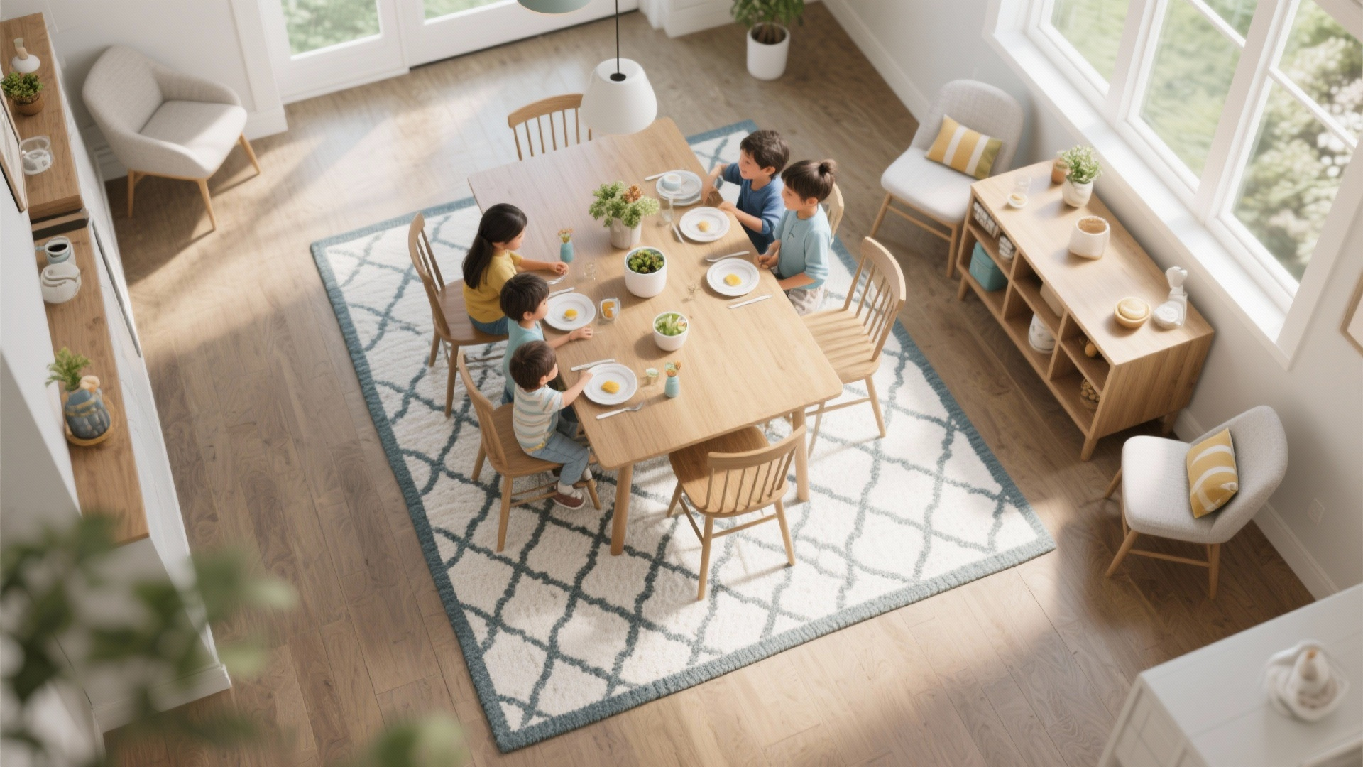 Dining Chairs Catching The Rug? 10 Dining Room Rug Ideas for Dining Room Rug Hacks
