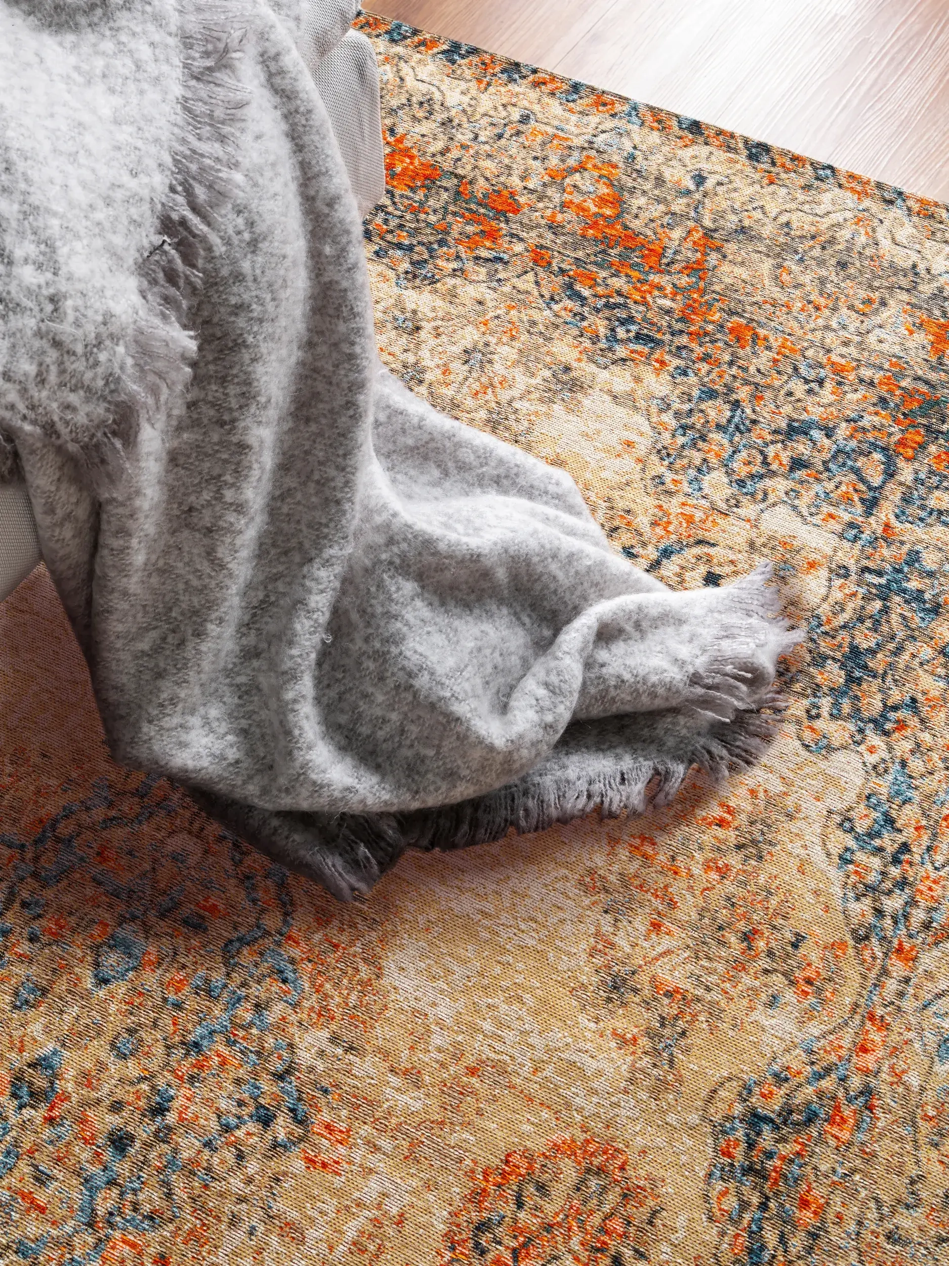 Discover Flat Weave Rug Stay Multicolour In Various Sizes for Laundry Rug Hacks