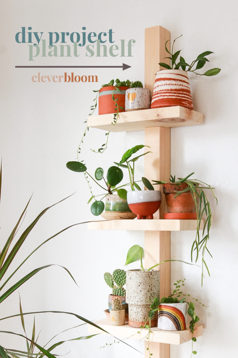 Easy Modern Plant Shelf Diy To Display Plants for Patio Shelf Tips