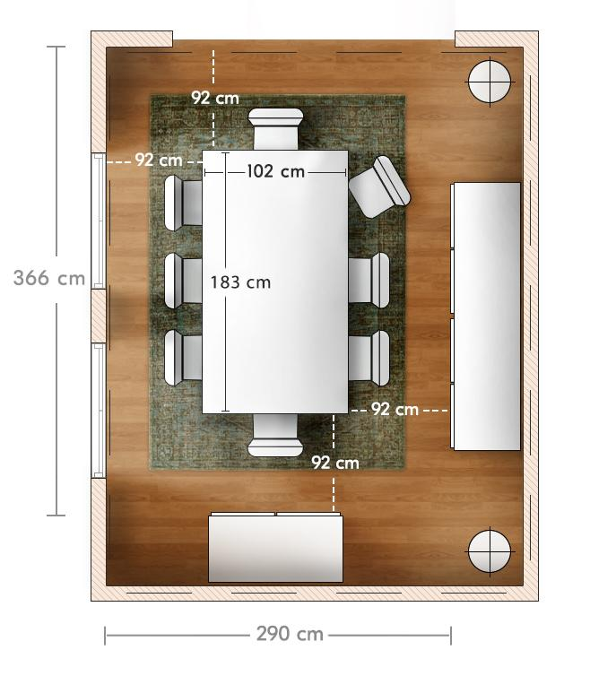 How To Find The Right Dining Table Size For Your Dining Room – Artofit for Dining Room Table Guide