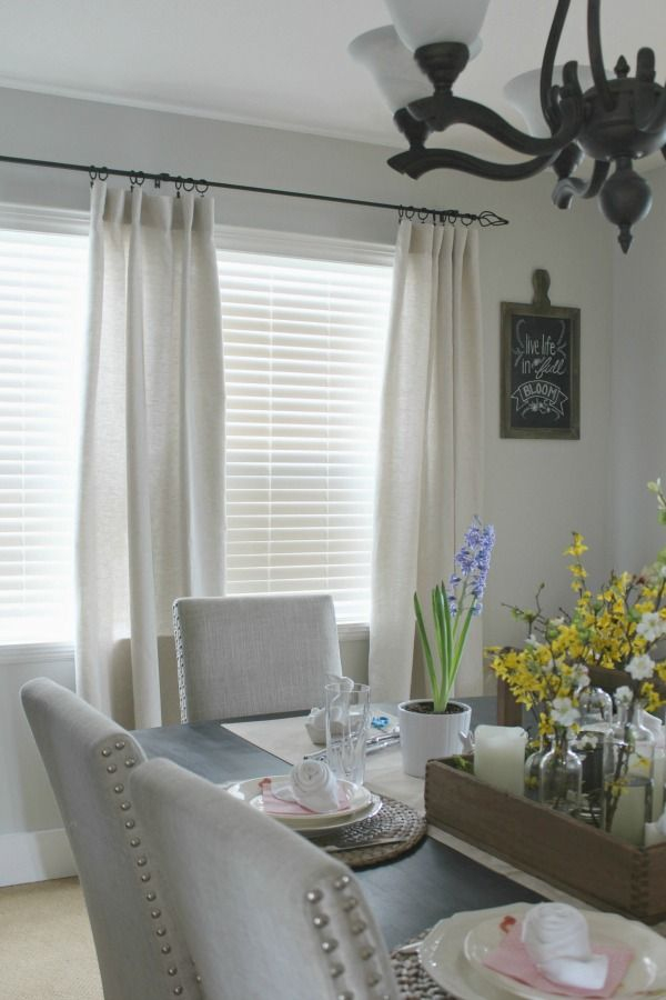 How To Hang Dining Room Curtains At Marjorie Baez Blog for Dining Room Curtain Hacks