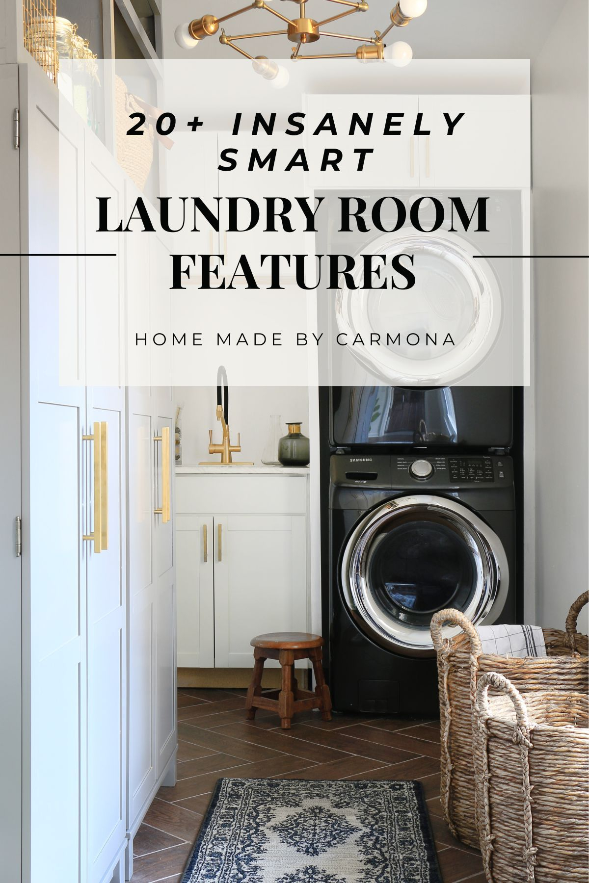 20 Laundry Room Design Features That Are Insanely Smart - | Laundry ... for Laundry Storage Design