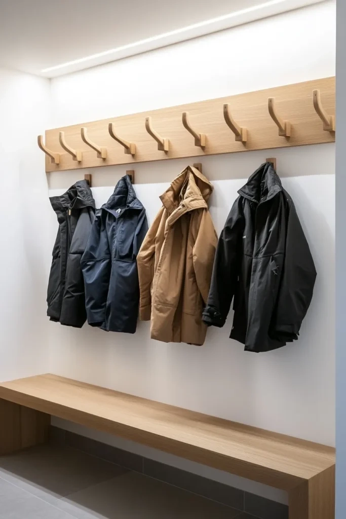 23 Stunning Minimalist Mudroom Design - Edward George for Mudroom Rack Design