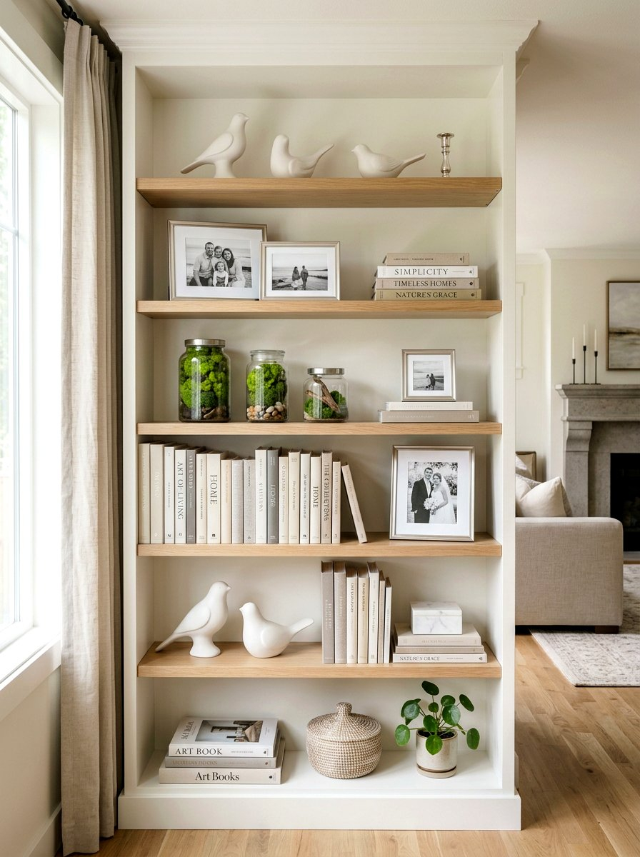 25 Creative Spring Living Room Shelf Ideas And Styling for Living Room Rack Ideas