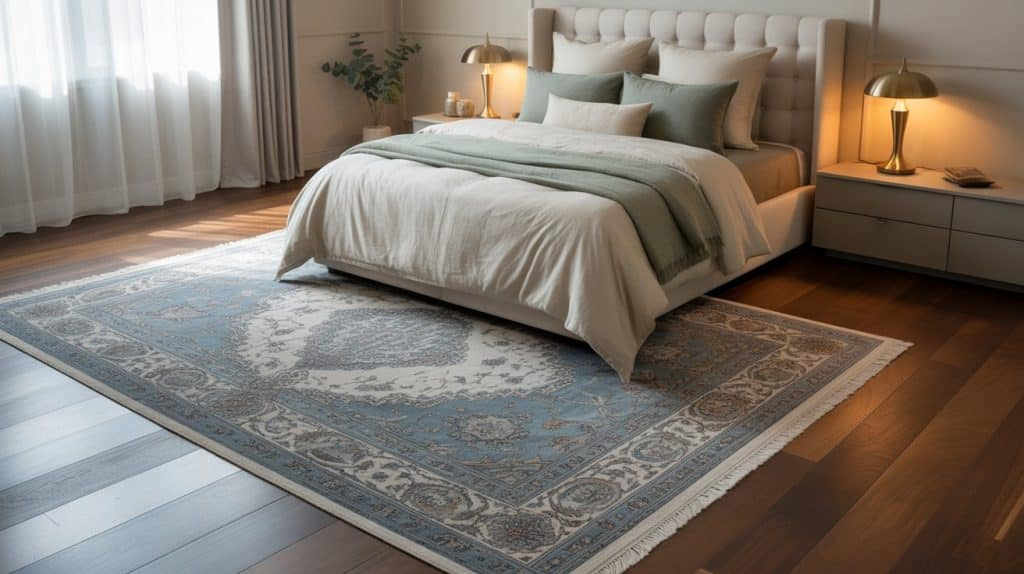 Bedroom Rug Placement Guide: Size & Layout Tips - The Design Confidential for Bedroom Rug Design