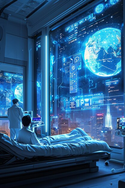 Premium Photo | A Photorealistic Image Of A Sleep Research Lab for Bedroom Light Hacks