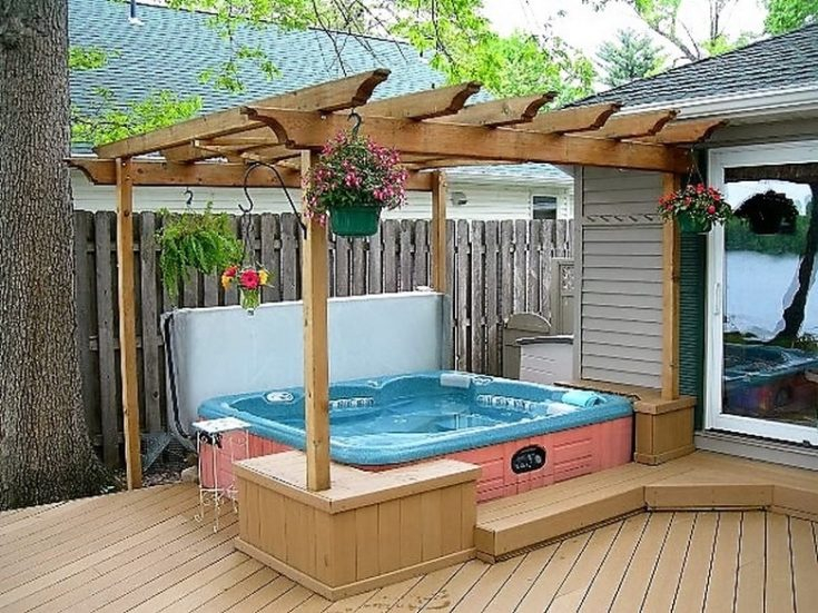 Simple Hot Tub Deck Ideas Diy: 10 Easy & Stunning Designs for Deck Towel Tips