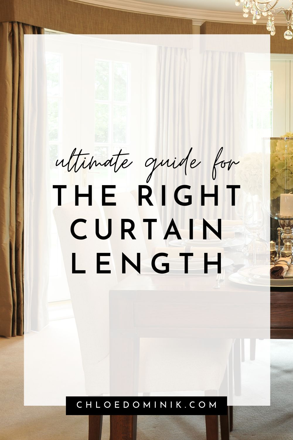 The Ultimate Guide For Choosing The Right Curtain Length for Living Room Curtain Guide