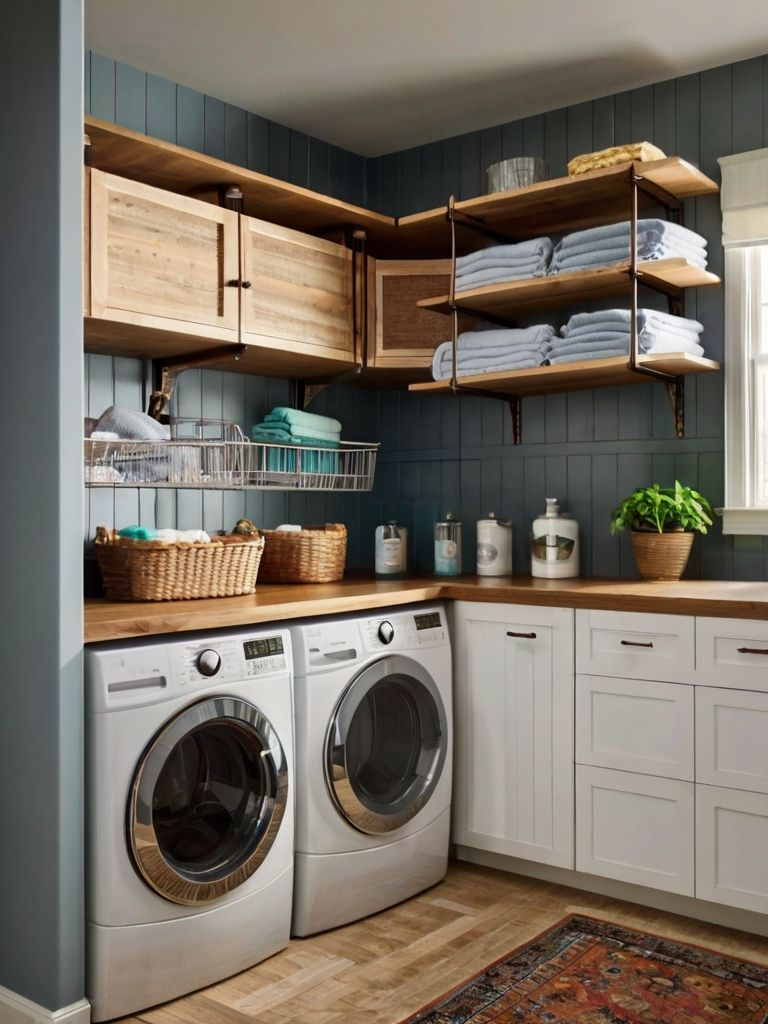 Transform Chaos Into Calm: Discover The Best Laundry Room Shelving Ideas for Laundry Shelf Ideas