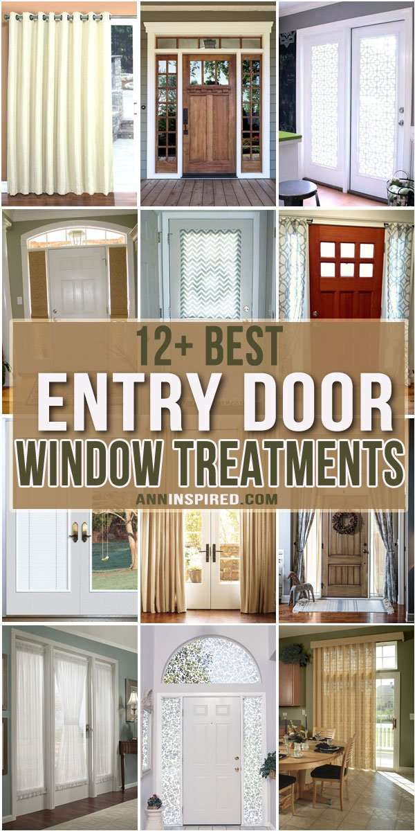 Window Treatment Ideas For Front Doors At Marianne Pryor Blog for Entryway Blind Tips