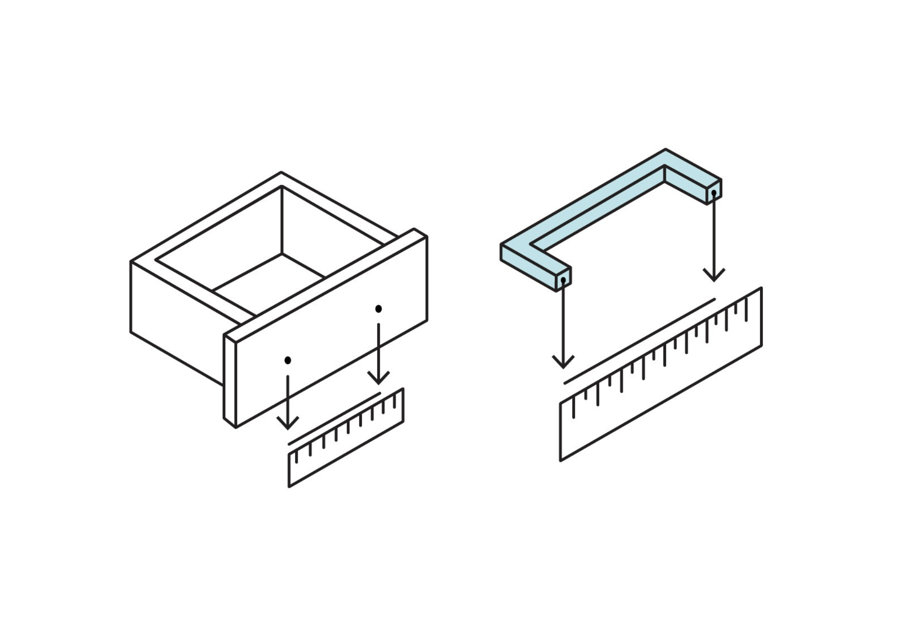 Cabinet Hardware You'll Love | Wayfair for How To Measure Cabinet Handles For Existing Holes