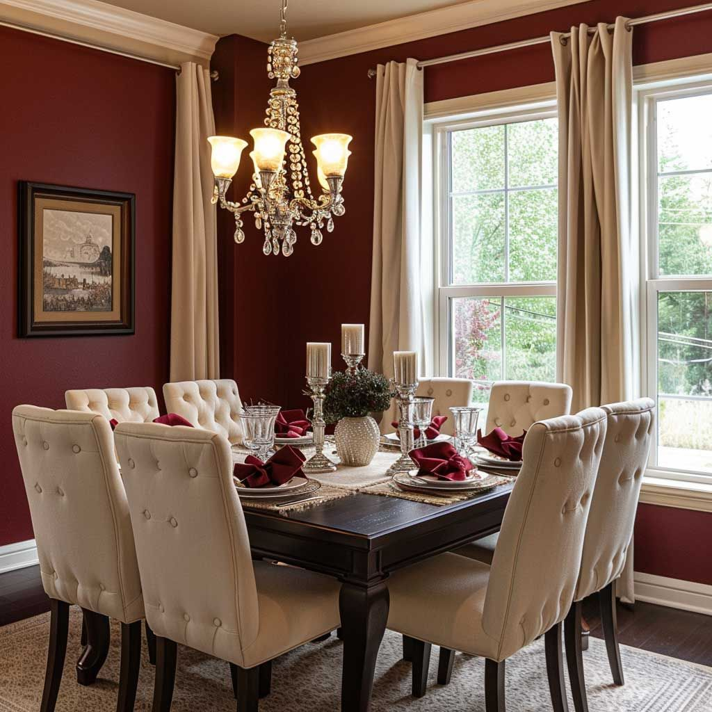 Discover How To Create Stylish Modern Rooms Using Burgundy And Beige ... for Burgundy Home Accents For Fall