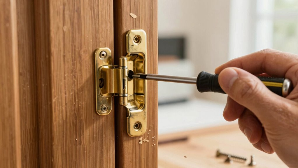 Hinge Adjustments Demystified: Fix Rubbing Doors In Minutes - Woodnbits for How To Fix An Interior Door Rubbing The Jamb