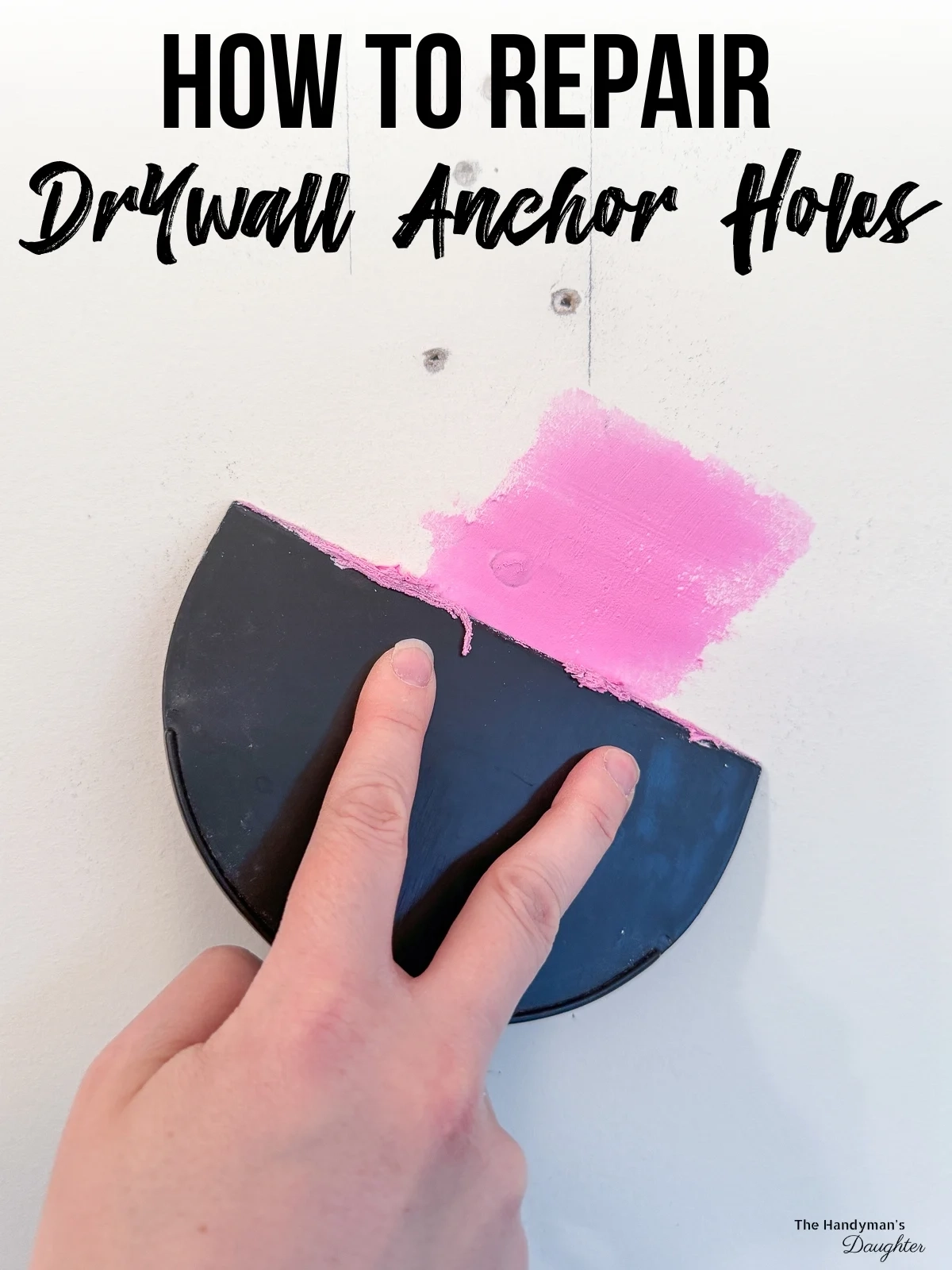 Hole In Drywall Too Big For Anchor for How To Patch A Hole In Drywall