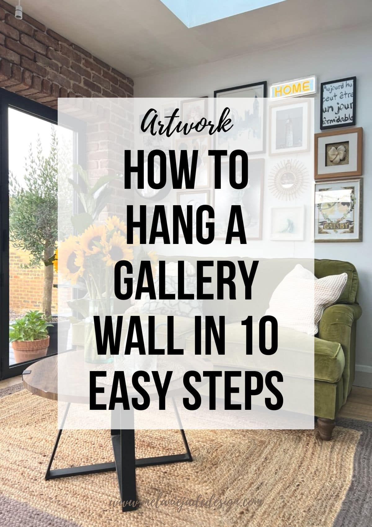 How To Hang A Gallery Wall In 10 Easy Steps - Melanie Jade Design Trong ... for How To Hang A Gallery Wall